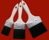Natural bristle paint brush