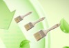 Natural bristle painting brush