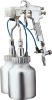 New design 2 nozzle HVLP spray gun