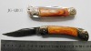 New design folding knife in wooden handle