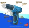 New ergonomic design Cordless Drill Lithium-ion battery /direct current
