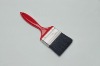 New!!professional black synthetic fiber red plastic handle paint brush