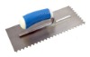 Notched Trowel with plastic handle