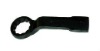 Offset striking box wrench, offset hammer ring wrench,offset box ring wrench