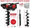 One Man Power Earth Auger