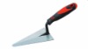 One piece forged trowel with soft-grip handle