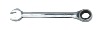 Open ended spanner with ratche