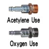 Oxygen & Acetylene Quick Coupling ( For Steel Bottle Use) : ZA-PM