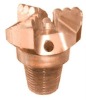 PDC bit with cutters for grouting
