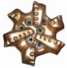PDC drilling bit for oil and gas field 6 wings