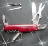 PE280--420/430 steel abs 10 accessories plastic pocket knife