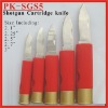(PK-SGS5) 5 Size Red Plastic Shotgun Cartridge Shape Pocket Knife