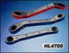 PLUM BLOSSOM SHAPED EDGE-COVERED DOUBLE HEAD RATCHET WRENCH