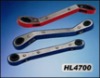 PLUM BLOSSOM SHAPED EDGE-COVERED DOUBLE HEAD RATCHET WRENCH