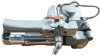PNEUMATIC TENIONER-WELD COMBINATION MACHINE FOR PLOYPROYLENE AND PLOYESTER STRAPPING