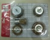 PORTABLE Bowl shaped Brass steel wire brush with shank 5Pcs DIY Crimped wire brush with shank