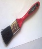PP+TPR handle and 100% natural black double boiled bristle paint brush