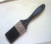 PP+TPR handle and 100% natural black double boiled bristle paint brush