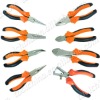 PROFESSION COMBINATION PLIERS, DIAGONAL CUTTING PLIERS, HEAVY DUTY SIDE CUTTER, LONG NOSE PLIERS, BENT NOSE PLIERS