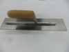 PT-5703 stainless steel plastering trowel with wooden handle