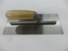 PT-5719 stainless steel plastering trowel with wooden handle