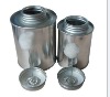 PVC adhesive Wool Dauber cap cans,adhesive cans,tin cans