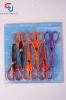 Pack 6 household scissors set