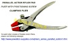 Parallel Action Plier Flat Nose Nylon Pad Plier with Positioning Screw