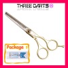 Patented products + Shining offset handle + Durable barber scissors(6.5") 106B
