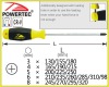 Phillips screwdriver with loading hole