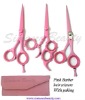 Pink barber hair scissors best cutting scissors