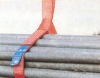 Pipe lifting sling, pipeline sling, lowering in belt
