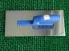 Plastering trowel with plastic handle