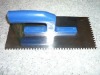 Plastic Handle Plastering Trowel With Teeth