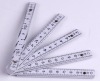 Plastic folding ruler