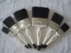 Plastic handle bristle brushes