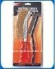 Plastic handle steel wire knife brush