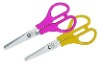 Plastic handle student scissors