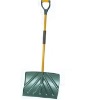 Plastic shovel with steel handle and PP over mold