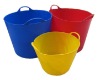 Plastic storage bucket,flexible bathtub,large tubtrugs