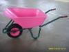 Plastic tray wheelbarrow