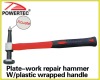 Plate-work repair hammer W/plastic wrapped handle
