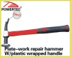 Plate-work repair hammer W/plastic wrapped handle