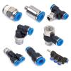 Pneumatic Push-In Fittings (Inch Tube with NPT Threads)