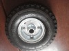 Pneumatic wheel, hand trolley tyre