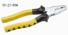 Polished combination pliers of European type, double color