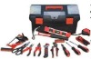 Portabl 24 tool kit with aluminium case, tool set