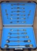 Portable 13pcs tool kit with aluminium case, tool set