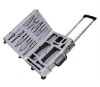 Portable aluminum tool case with wheels