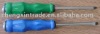 Professional Go through Screwdriver with transparent PVC handle